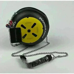 NEW! Mario Kart Women's Molded Wheel Crossbody Handbag